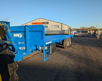 STEWART GX15FT FLAT TRAILER 2023 (EX HIRE)