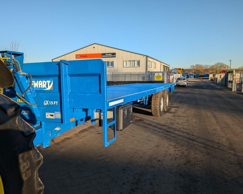 STEWART GX15FT FLAT TRAILER 2023 (EX HIRE)