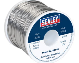 SEALEY 0.5KG SOLDER WIRE QUICK FLOW 40/60