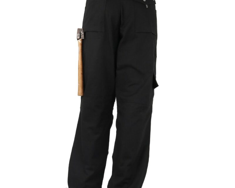 PERF JEFFERSON MULTI POCKET TROUSERS – BLACK