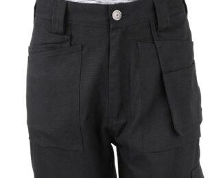 PERF JEFFERSON MULTI POCKET TROUSERS – BLACK